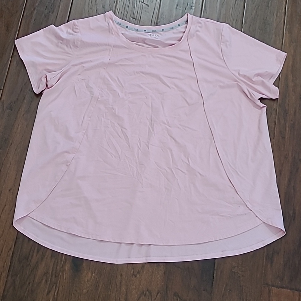 ZELOS Light Pink Performance Top size 2X